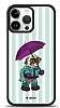 Dafoni Art iPhone 15 Pro Max Pug in the Rain Klf