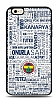 Dafoni Glossy iPhone 6 / 6S Lisanslı Fenerbahçe Beyaz Tipografi Kılıf
