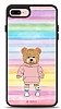 Dafoni Art iPhone 7 Plus / 8 Plus Chic Teddy Bear Klf