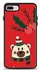 Dafoni Art iPhone 7 Plus / 8 Plus Christmas Bear Klf