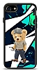 Dafoni Art iPhone SE 2020 Thoughtful Teddy Bear Klf