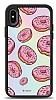 Dafoni Hologram iPhone X Pembe Donut Klf