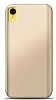 iPhone XR Gold Mat Silikon Klf