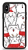Dafoni Art iPhone XS New Year Cats Klf