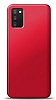 Samsung Galaxy A03s Krmz Mat Silikon Klf