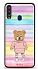 Dafoni Art Samsung Galaxy A20S Chic Teddy Bear Klf