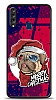 Dafoni Art Samsung Galaxy A20S Christmas Pug Klf