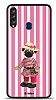Dafoni Art Samsung Galaxy A20S Pink Pug Klf