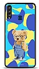 Dafoni Art Samsung Galaxy A20S Student Teddy Bear Klf