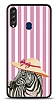 Dafoni Art Samsung Galaxy A20S Zebra Fashion Klf