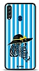 Dafoni Art Samsung Galaxy A20S Zebra Siluet Klf