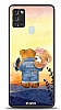 Dafoni Art Samsung Galaxy A21s Sunset Teddy Bears Klf
