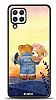 Dafoni Art Samsung Galaxy A22 4G Sunset Teddy Bears Klf