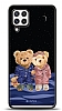 Dafoni Art Samsung Galaxy A22 4G Under The Stars Teddy Bears Klf