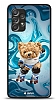 Dafoni Art Samsung Galaxy A52 Skating Teddy Bear Klf