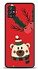 Dafoni Art Samsung Galaxy A71 Christmas Bear Klf
