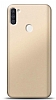 Samsung Galaxy M11 Gold Mat Silikon Klf