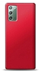 Samsung Galaxy Note 20 Krmz Mat Silikon Klf