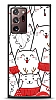 Dafoni Art Samsung Galaxy Note 20 Ultra New Year Cats Klf