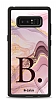 Dafoni Glossy Samsung Galaxy Note 8 Kişiye Özel Harf Purple Effect Kılıf