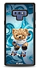 Dafoni Art Samsung Galaxy Note 9 Skating Teddy Bear Klf
