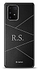 Dafoni Metal Samsung Galaxy S10 Lite Geometrik Çift Harf Kişiye Özel Kılıf