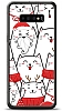 Dafoni Art Samsung Galaxy S10 New Year Cats Klf