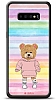 Dafoni Art Samsung Galaxy S10 Plus Chic Teddy Bear Klf