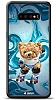 Dafoni Art Samsung Galaxy S10 Plus Skating Teddy Bear Klf