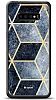 Dafoni Glossy Samsung Galaxy S10 Simli Mavi Prizma Klf