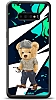 Dafoni Art Samsung Galaxy S10 Thoughtful Teddy Bear Klf