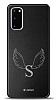 Dafoni Metal Samsung Galaxy S20 Angel Wing Tek Harf Kiiye zel Klf