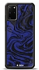 Dafoni Glossy Samsung Galaxy S20 Plus Navy Blue Marble Klf