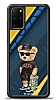 Dafoni Art Samsung Galaxy S20 Plus Skate Bear Klf