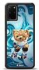 Dafoni Art Samsung Galaxy S20 Plus Skating Teddy Bear Klf