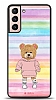 Dafoni Art Samsung Galaxy S21 Chic Teddy Bear Klf
