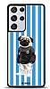 Dafoni Art Samsung Galaxy S21 Ultra Relax Pug Klf
