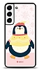 Dafoni Art Samsung Galaxy S22 Plus 5G Smiling Penguin Klf