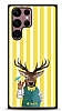 Dafoni Art Samsung Galaxy S22 Ultra 5G Coctail Deer Klf