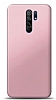 Xiaomi Redmi 9 Rose Gold Mat Silikon Kılıf