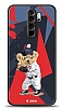 Dafoni Art Xiaomi Redmi Note 8 Pro Baseball Bear Klf