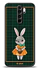 Dafoni Art Xiaomi Redmi Note 8 Pro Lady Rabbit Klf