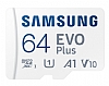 Samsung EVO Plus 64 GB microSDXC Kart 130 MBs (SD Adaptr) - Resim 2