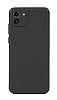 Samsung Galaxy A03 Kamera Korumal Siyah Silikon Klf