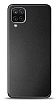 Samsung Galaxy A12 Metal Siyah Rubber Klf