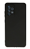 Samsung Galaxy A73 Siyah Mat Silikon Klf