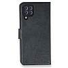 Samsung Galaxy A22 4G Kamera Korumal Czdanl Lacivert Deri Klf - Resim: 1