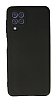 Samsung Galaxy A22 4G Kamera Korumal Siyah Silikon Klf