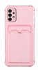 Samsung Galaxy A33 Kartlkl Kamera Korumal effaf Pembe Rubber Klf