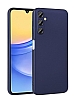 Samsung Galaxy A55 Mat Lacivert Silikon Klf